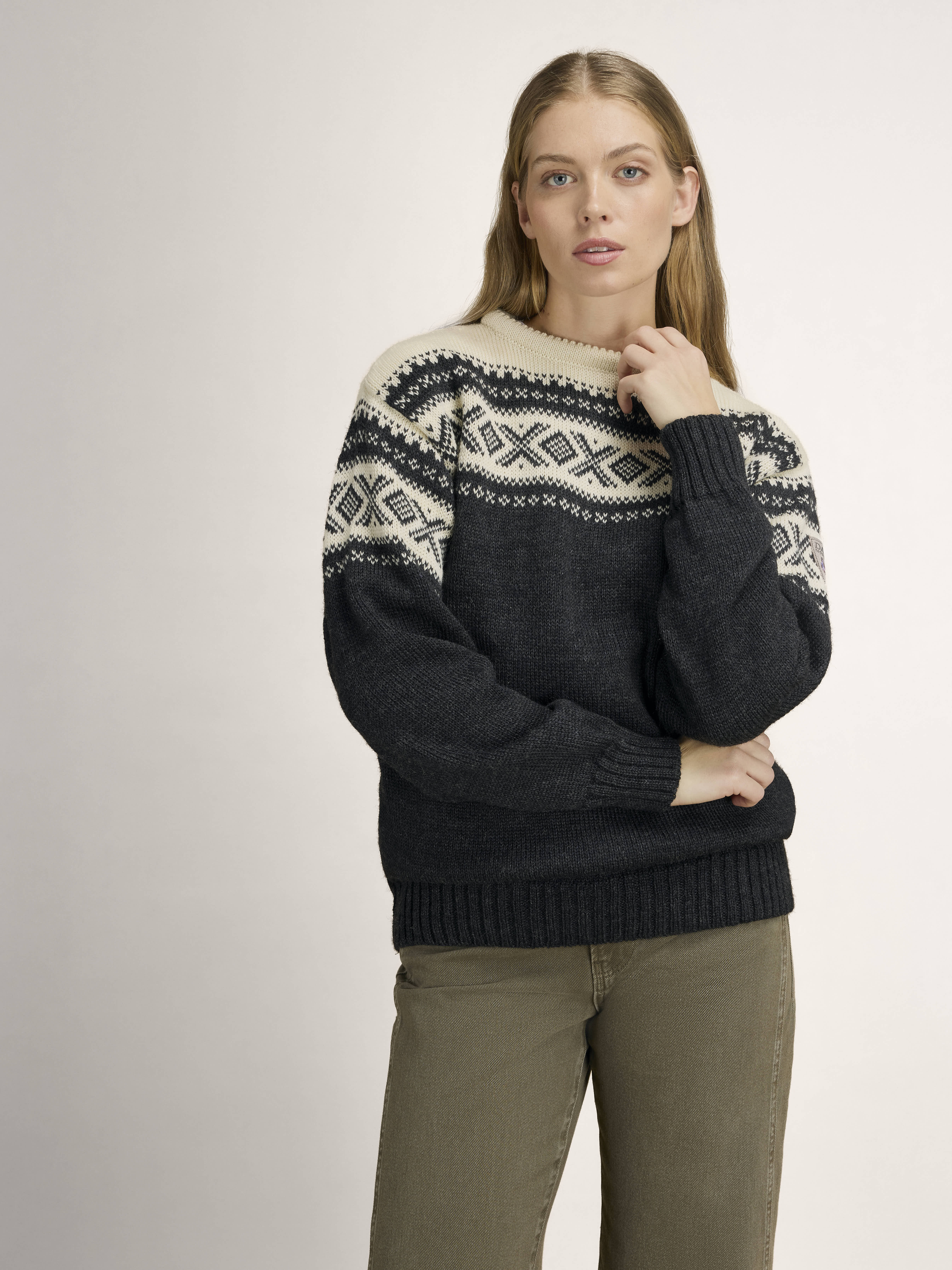 Cortina 1956 Sweater - Norwegian Wool Dark Charcoal