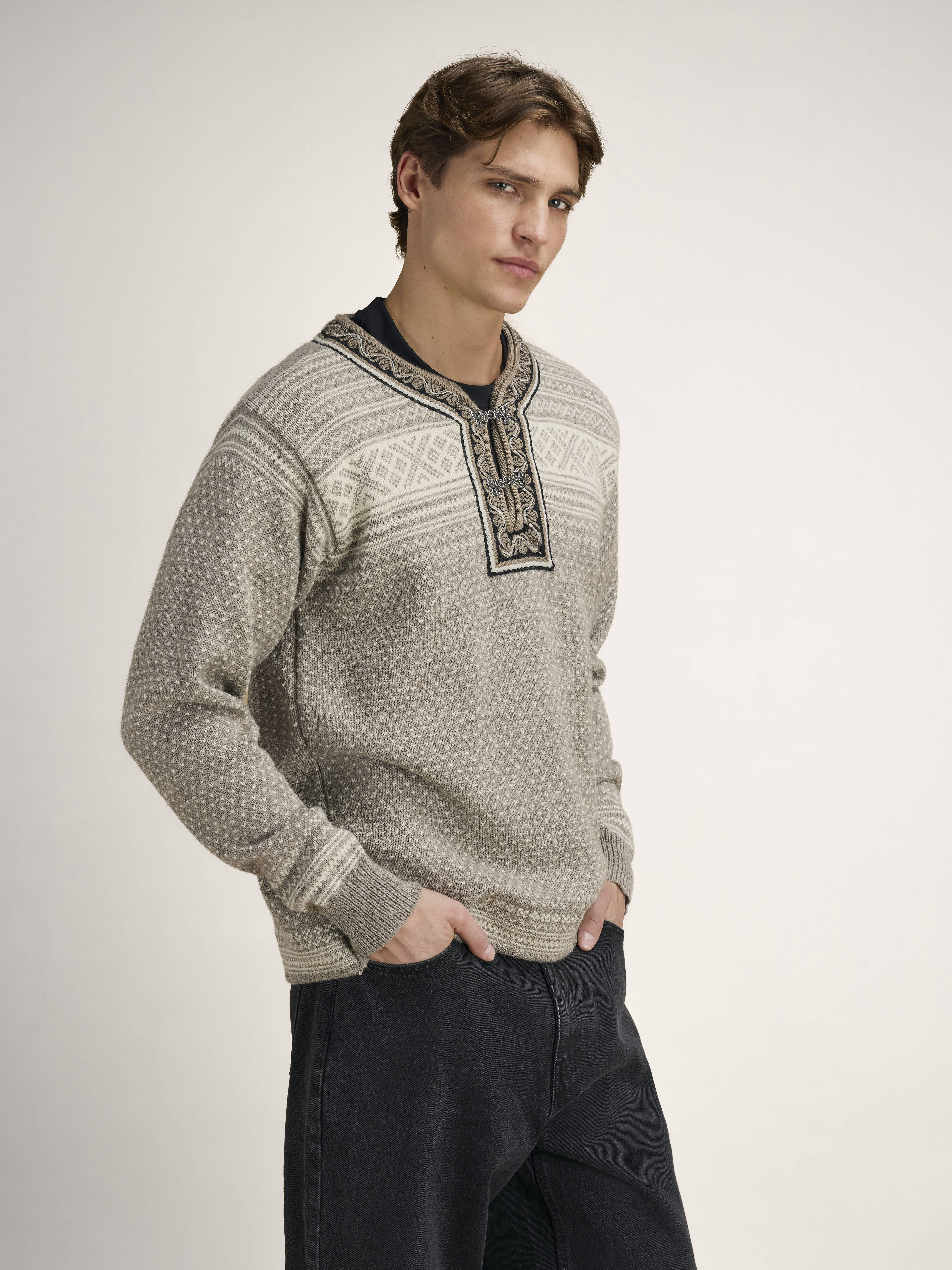 Setesdal Lusekofte Sweater Vanillasugar Naturalwhite