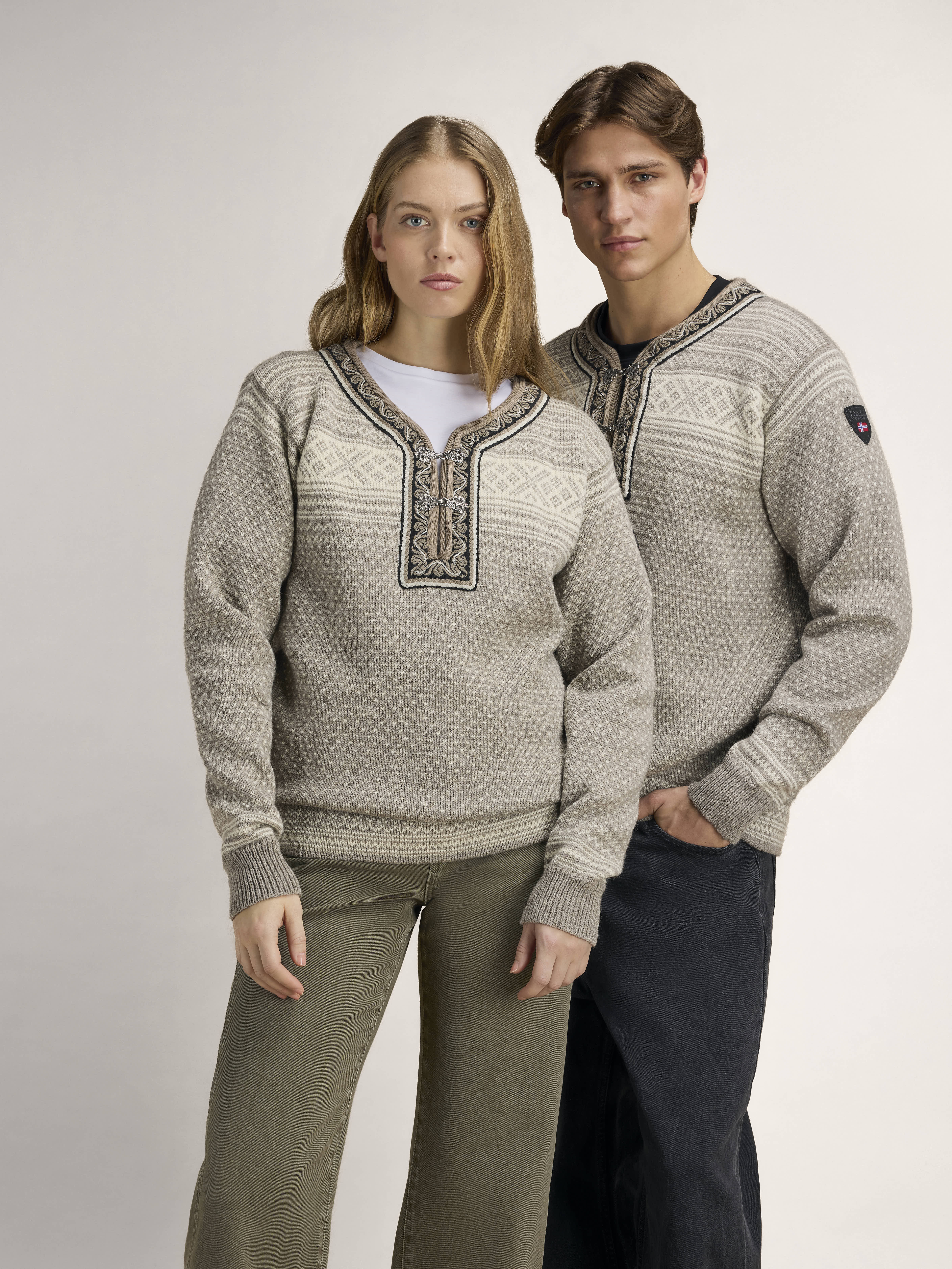 Setesdal Lusekofte Sweater Vanillasugar Naturalwhite