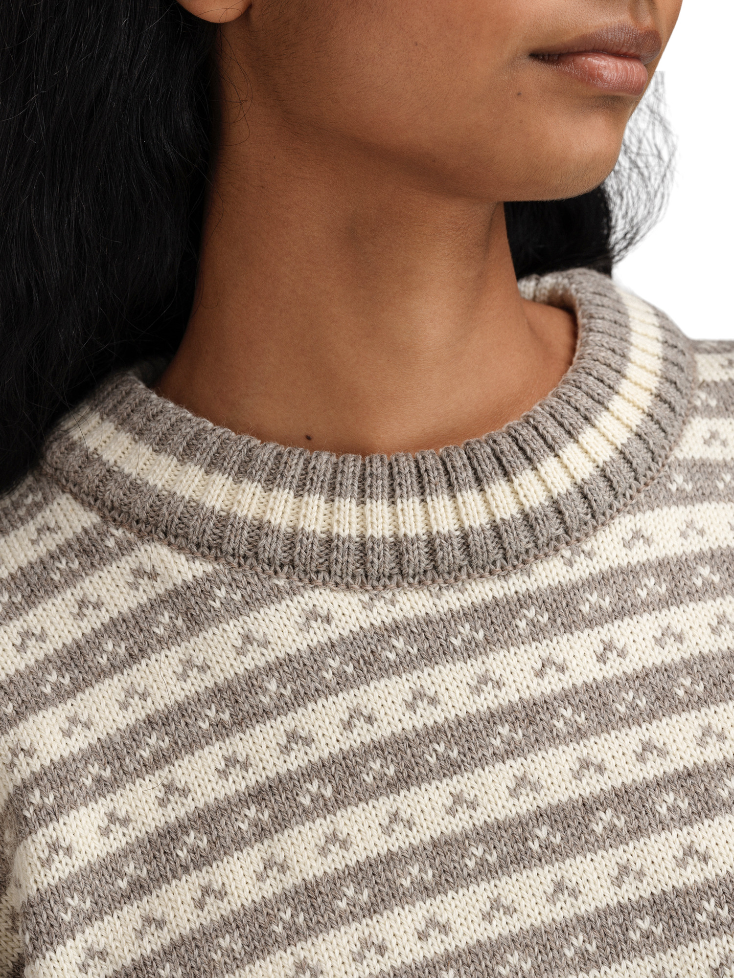 Skipsleia Unisex Sweater - Norwegian Wool Vanillasugar Naturalwhite