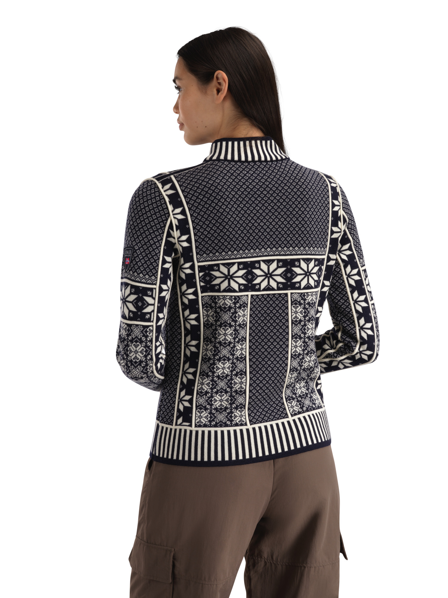 Vardåsen Women's Sweater Marine Offwhite