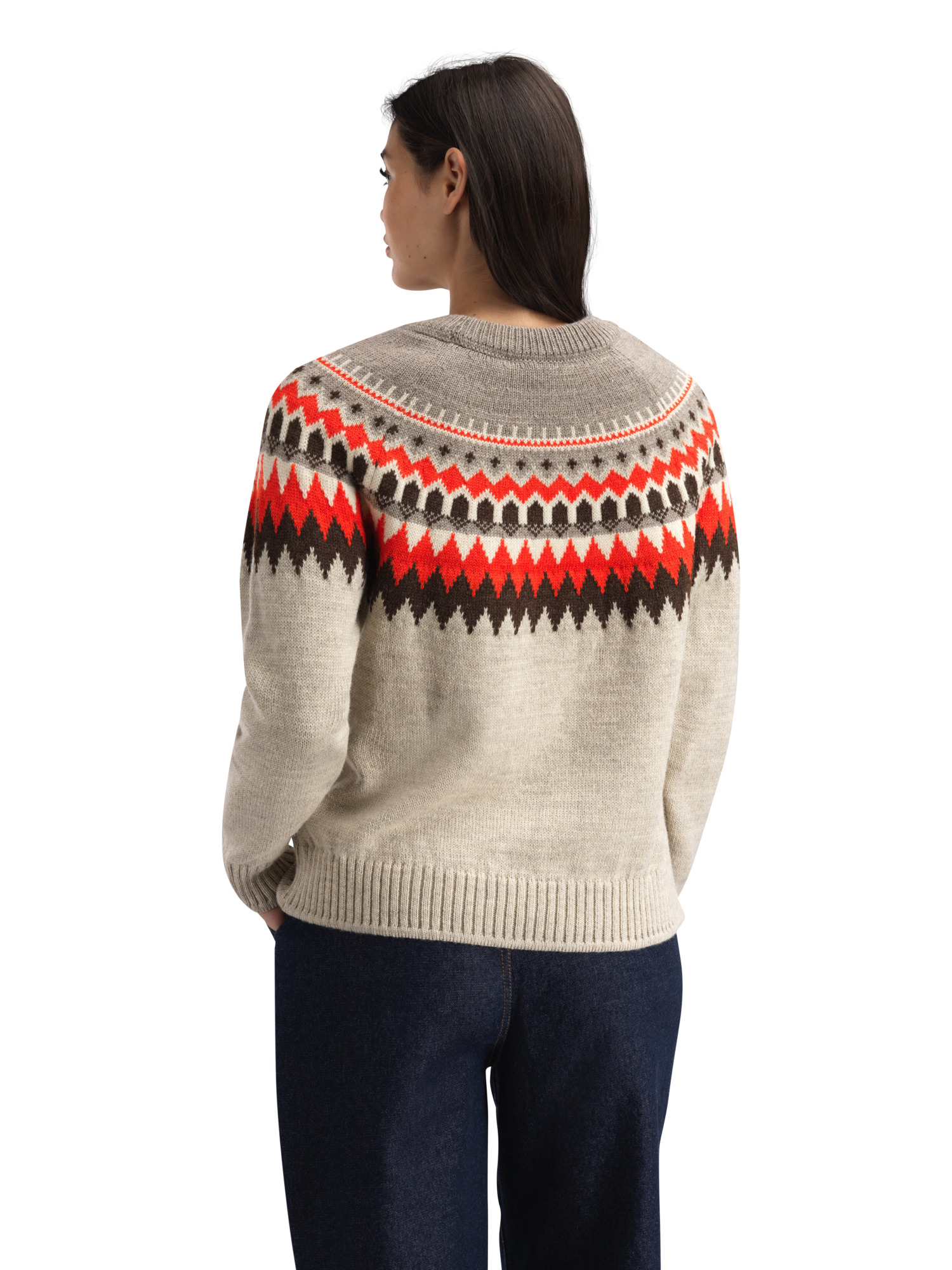 Losna Women's Sweater Birch Melange Coffee